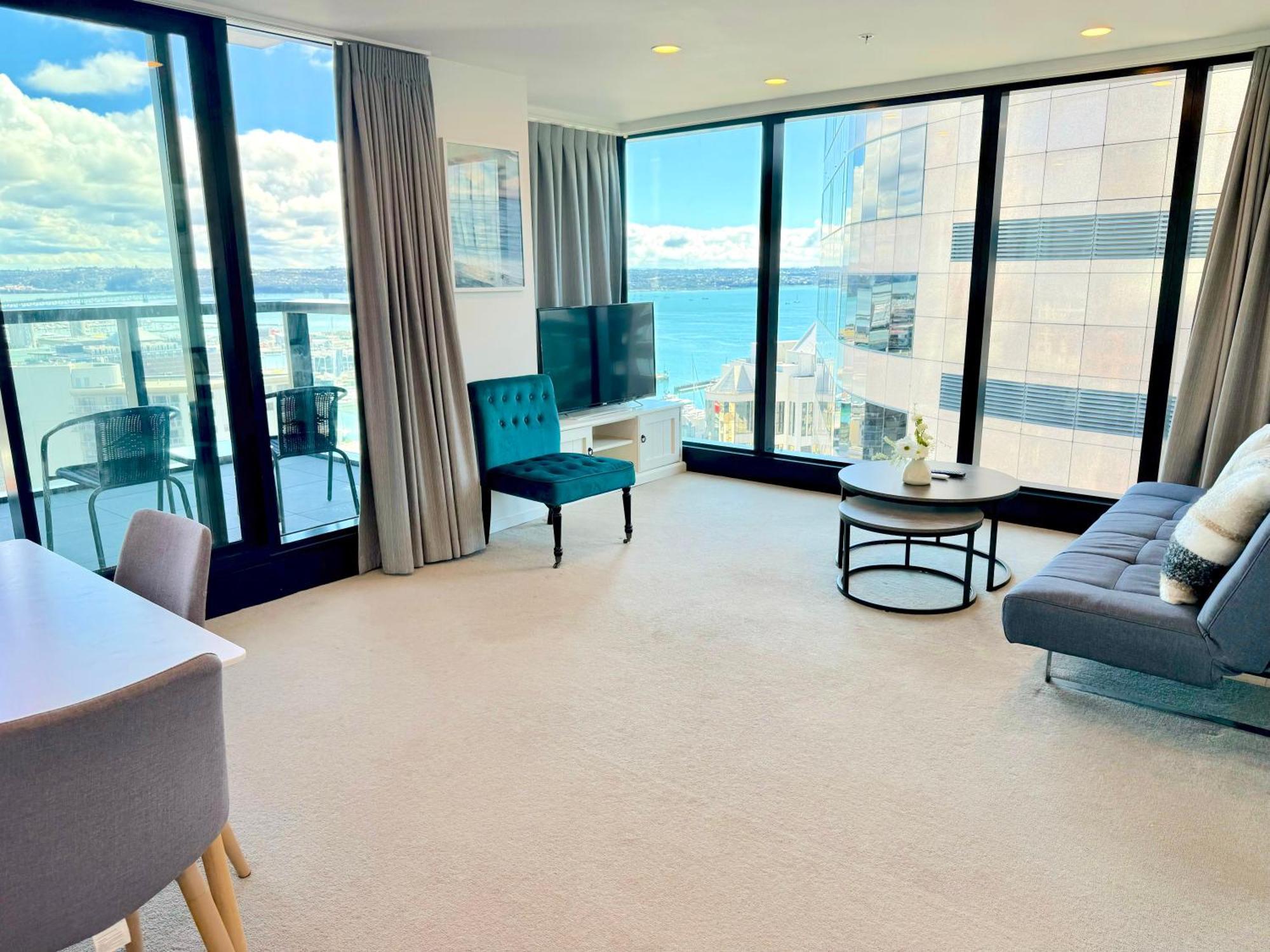 Magnificent Skytower, Sea, Habour View In Cbd Lejlighed Auckland Eksteriør billede