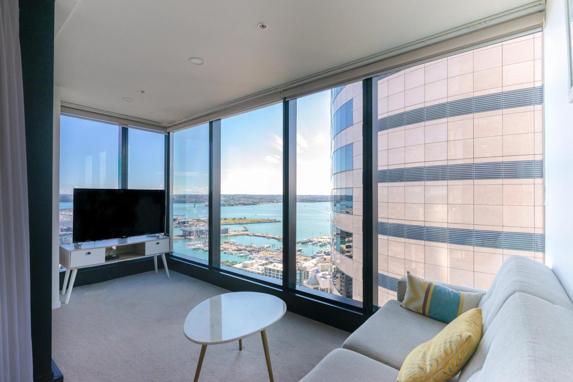 Magnificent Skytower, Sea, Habour View In Cbd Lejlighed Auckland Eksteriør billede